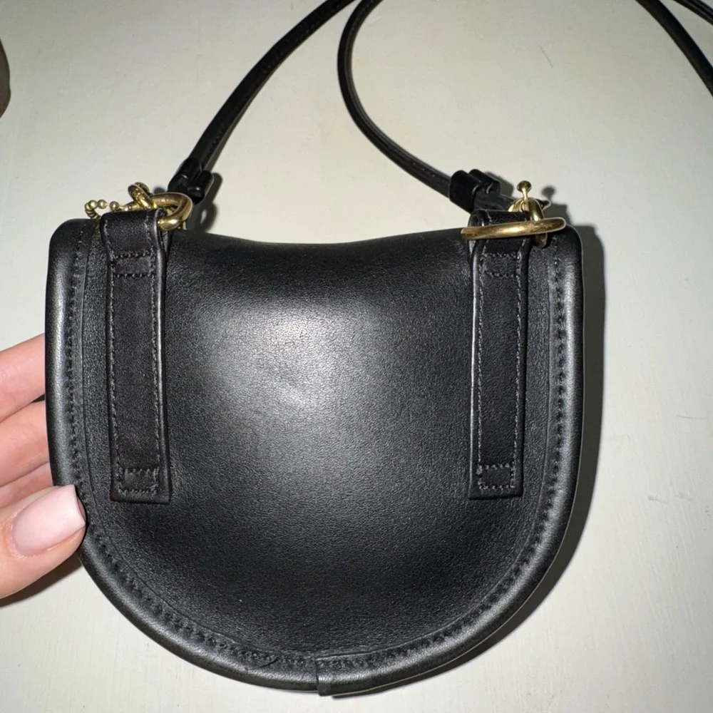Vintage Coach Bundle- Black Mini Belt Bag 9826 & Wendie 9031 - Picture 3 of 16